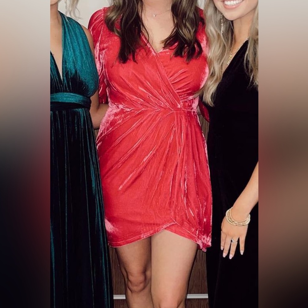 Pink Velvet Dress